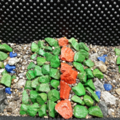 Dettaglio traverse in blocchi dopo evento centenario