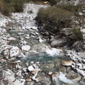 Struttura step&pool dopo la piena artificiale