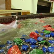 Abflussverhältnisse am Pfeiler