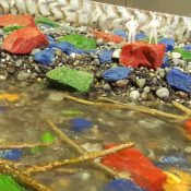 Neugierige im Flussbett